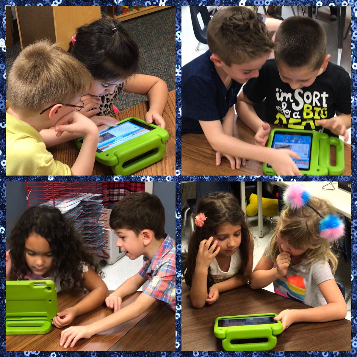 AmandaPosterick's tweet photo. Students used PebbleGo to explore and select an animal they wish to learn more about. This week during @MetzlerKISD’s Writing Camp they will be writing a book with facts about their animals. @metzlerkinder #MetzlerRocks https://t.co/4hTvIIaEP7