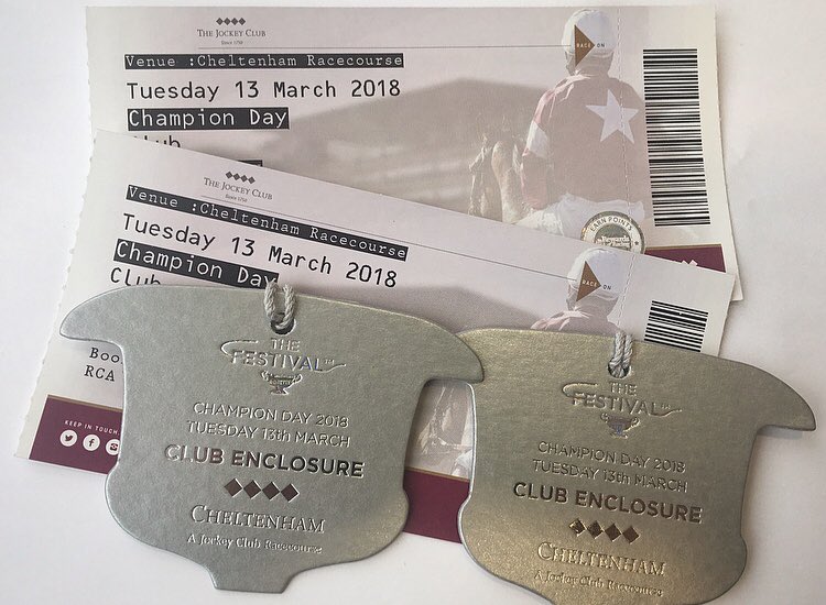 AtTheRaces's tweet image. One week to go - and you could be there! RT and Follow for your chance to win these Club Enclosure tickets to day one of the Cheltenham Festival! #TicketTuesday