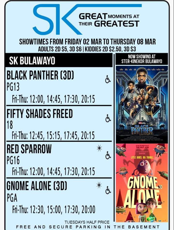 It's a Tuesday, yet another reason to enjoy great moments at their greatest
<a href="/SterkinekorZim/">Ster-Kinekor Zimbabwe 🎬🍿🇿🇼</a>
#Imbokodo
#WomensMonth 
#Esabantu