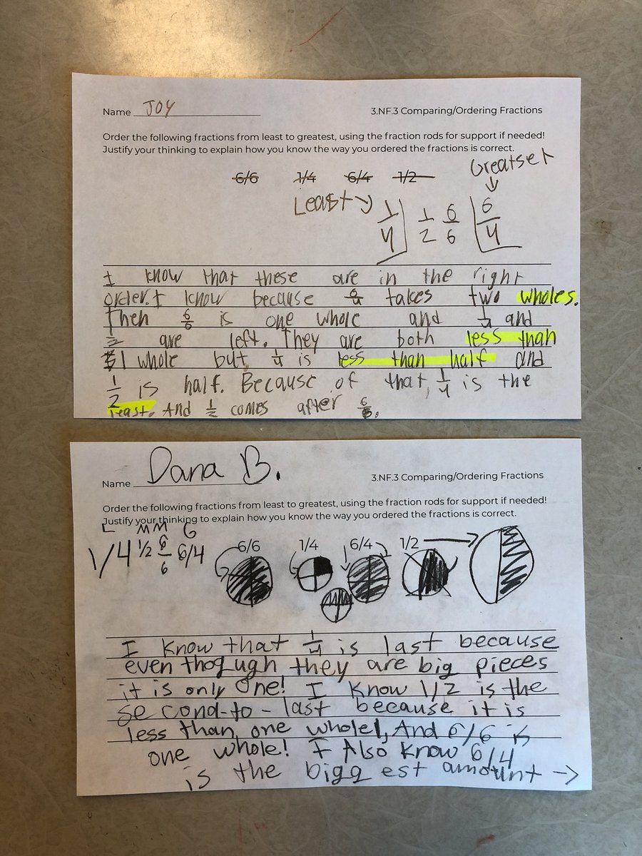 ericakoz's tweet photo. 2s are getting so much stronger at communicating their math thinking through written expression! Using exemplars and success criteria for math practice 3 to guide our work #FDECFIP https://t.co/ARD7961AAH