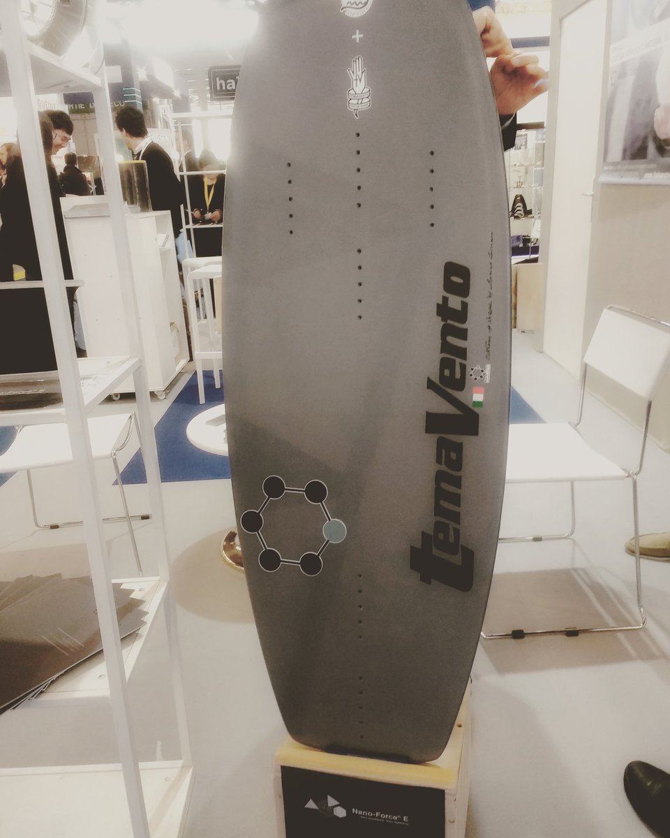 With #temavento and #NANO_TECH_SPA at #jecworld2018 come to visit us to Hall 6 booth R71
#nanocomposites #materials #NanoForceE #carbonfiber #fullcarbon #kiteboards !!!