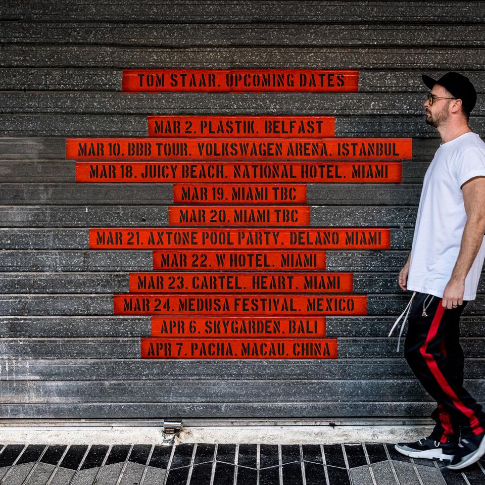 ATAgencyUK's tweet photo. March / April Dates for @TomStaar in #Belfast #Istanbul #Miami #Mexico #Bali #China https://t.co/8RGqSxi0zP
