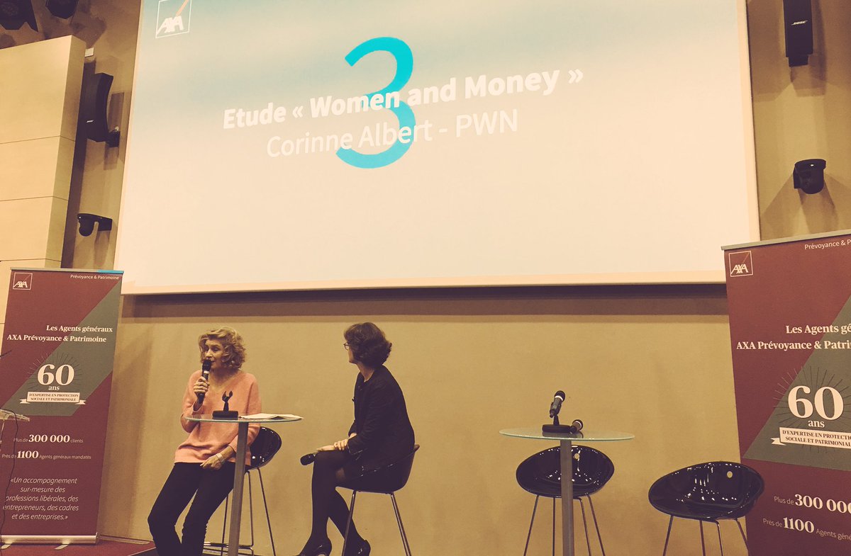 Rencontre #PourElles #MixiN ce soir chez <a href="/AXAFrance/">AXA France</a> - « Aujourd’hui, 85% des femmes ont des difficultés à parler d’argent dans leur environnement proche ou professionnel » ➡️ Voir l’étude complète « Women and Money » de Corinne Albert sur le site de <a href="/PWNParis/">PWN Paris</a>