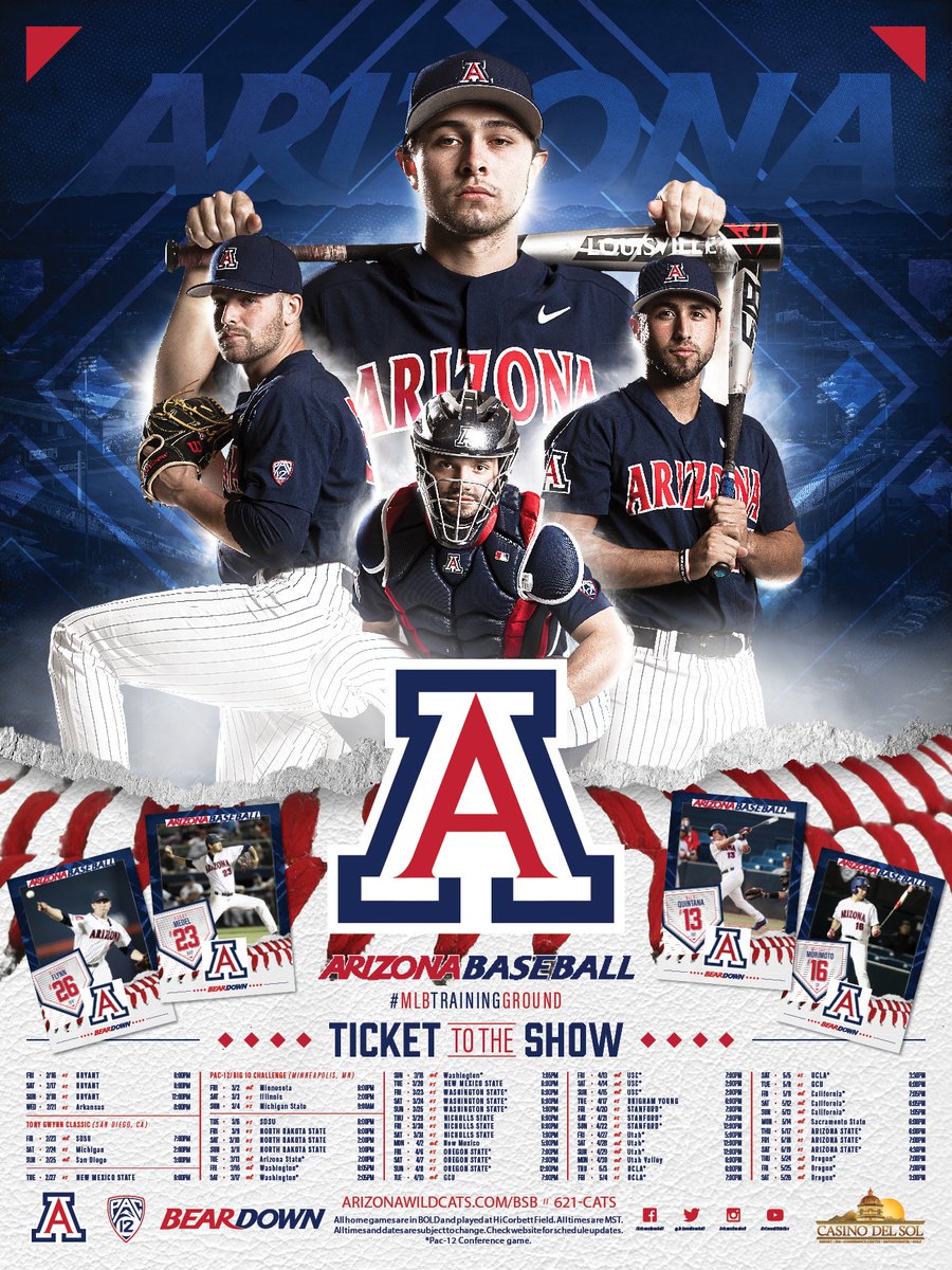 PosterSwag's tweet photo. Our 50 Favorite 2018 College Baseball Schedule Posters List: https://t.co/zuCpknBQzo Featuring:
@ACUsports @ACU_Baseball 
@AZATHLETICS @ArizonaBaseball 
@ArkRazorbacks @RazorbackBSB 
@BallStateSports @BallStateBB https://t.co/n0eadD5YqY