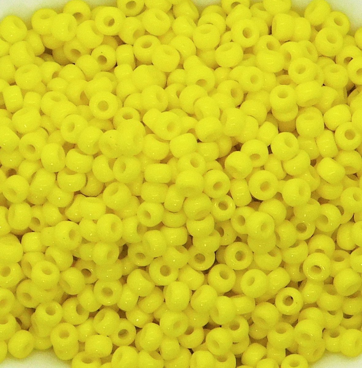 New Miyuki 11/0 Seed Beads in Opaque Canary Yellow!  Such a sunny, happy color that makes me think of summer. etsy.me/2oSBbbK #miyukiseedbeads #japaneseseedbeads #etsyseller #etsybeads