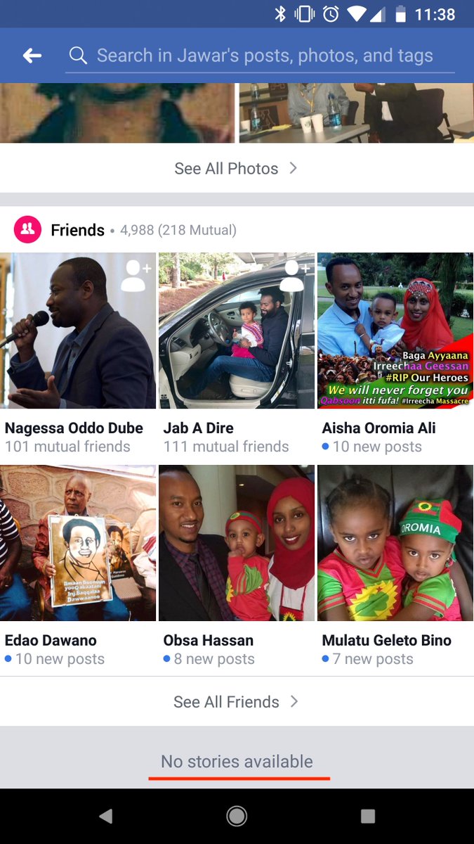 Jawar_Mohammed's tweet photo. So now @facebook is hiding my old posts too? They blocked me from posting new and hiding my old? Silencing me? By the way our TV broadcast has been taken off air by @Eutelsat_SA  and now is facebook joins in helping the dictatorship in Ethiopia? https://t.co/7lQjdyZphG