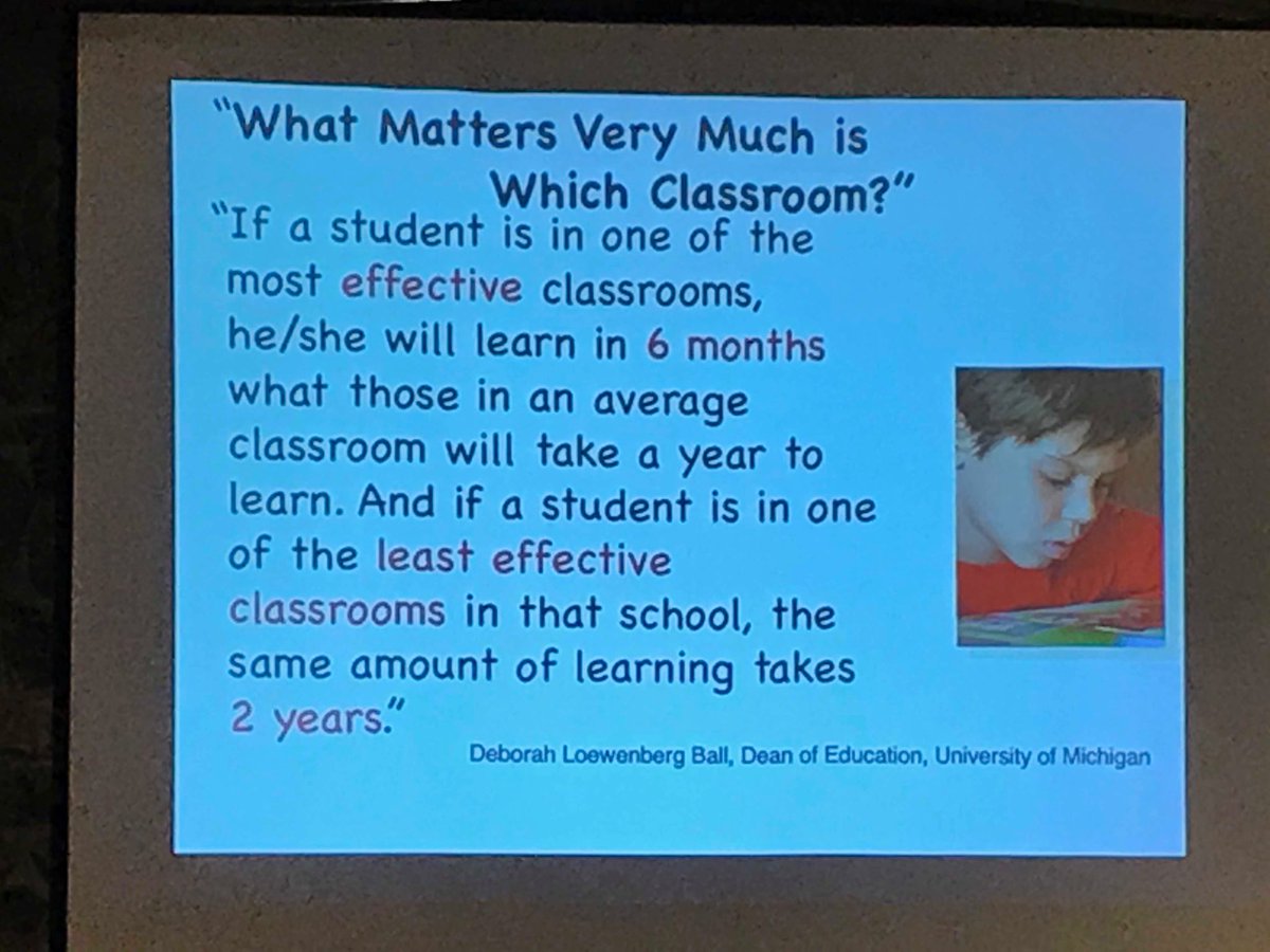 ChrisVTempleton's tweet photo. Teachers - your effectiveness is absolutely critical to the success of learners! You must continually strive to grow to be as effective as possible for your kids!! They deserve the very best you can give them!! @MarzanoResearch #showmepd18 https://t.co/DiweVK6jtr