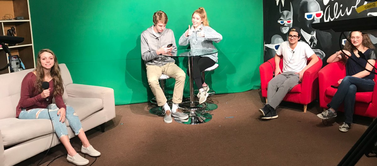 ua_live2019's tweet photo. Getting ready for show two!!! Make sure you watch the first show tonight on Educable or on the Kickin It youtube!! #qualitynews https://t.co/6jSWoPltL6