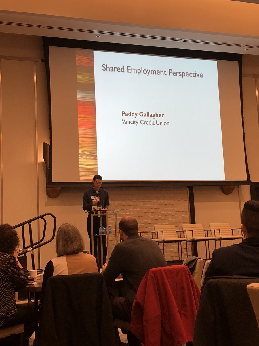 ashhuth's tweet photo. Today! Talking abut practical steps to recruit and retain an inclusive workplace with some of my lovely @Vancity peers! Way to kick us off Paddy! 🙌🏽 @KristinBower @hornjohnhorn @AccessEmployers https://t.co/EKqAD0U6wC