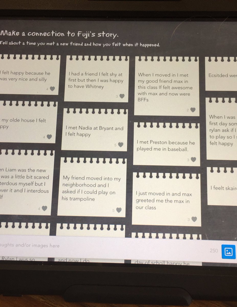 lisadross1's tweet image. Love this! Thanks @ChristiElrod! Making connections to our reading using digital sticky notes! #bengalpride @BryantElem #learningwithtechnology