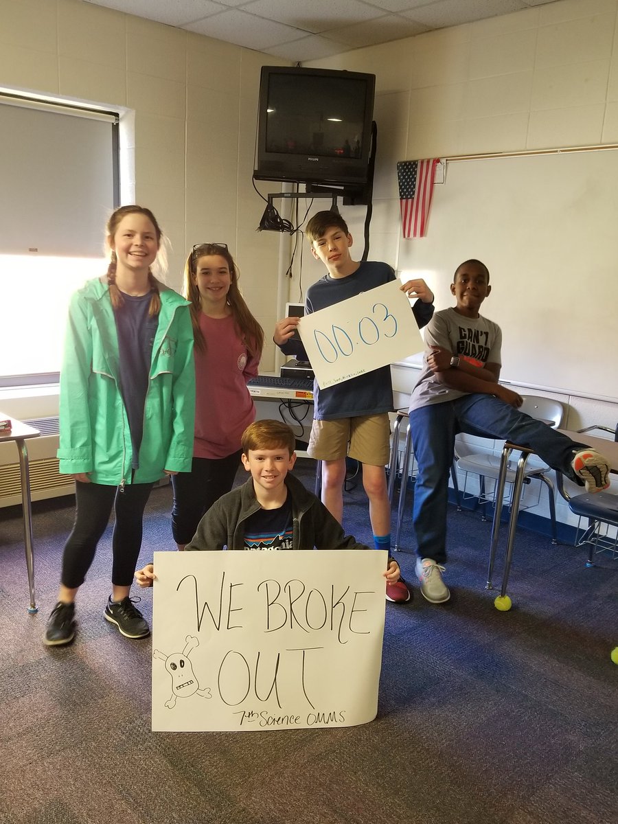 EricaFox_EdD's tweet photo. Breakout boxes in 7th grade #science: The human body with "The Plauge Doctor". #shelbysocialsquad #alamle #MLEM2018 @ommsprincipals @Shelbyedk12alus @alabama_amle https://t.co/GmpUPLzerg