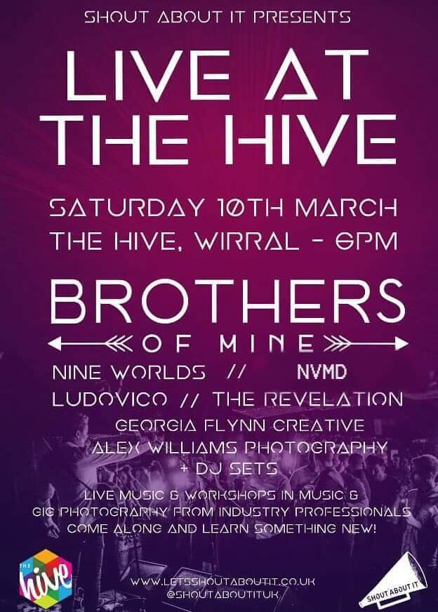 FTDH_UK's tweet photo. We are going to be playing on 10th of March, 6pm - 9:30pm at @TheHiveYZ who are partnering with @shoutaboutituk . Tickets on door for 50p. Lots of stuff going on, come join us!
More gigs in the pipeline! Stick with us on here, Twitter and Instagram for more info coming soon. https://t.co/33bPm4Bwju