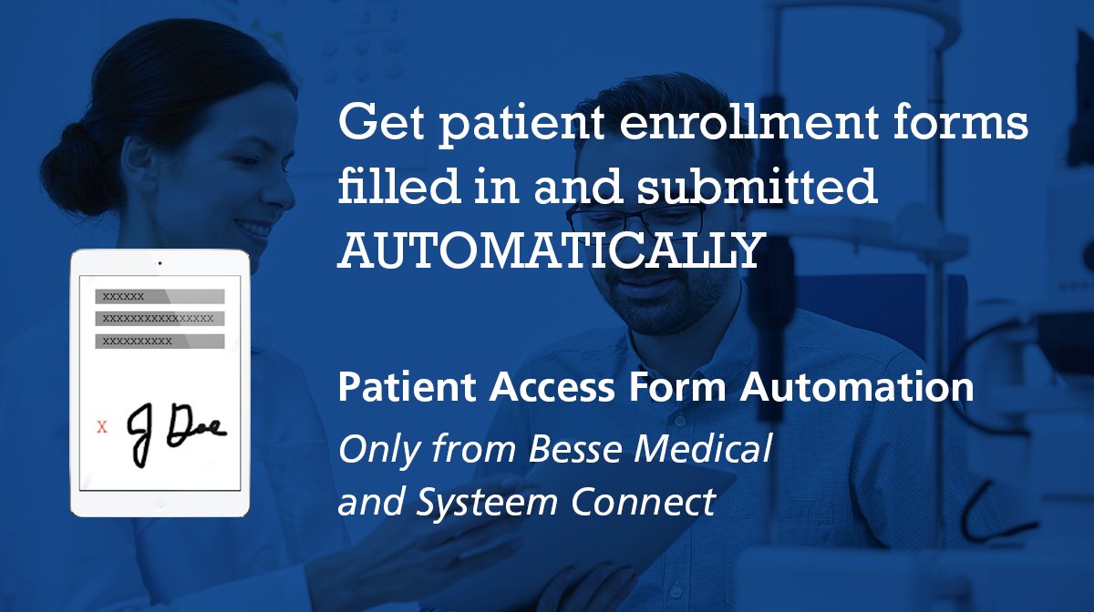 It’s true. Have patient forms filled in automatically with data from #CubixxMD or #PODISPlus, and get them sent straight to the manufacturer program. No manual entry, faxing or emailing. Get a demo at booths 12 and 13 at #ASRS Business of Retina, or see: ow.ly/uXYA30iMK46