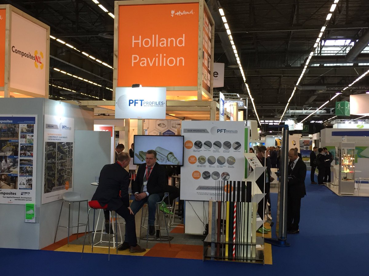 We had a wonderfull first day, please meet us in the coming 2 days at the Holland Pavilion at Jec R74 <a href="/JECComposites/">JEC Group</a>