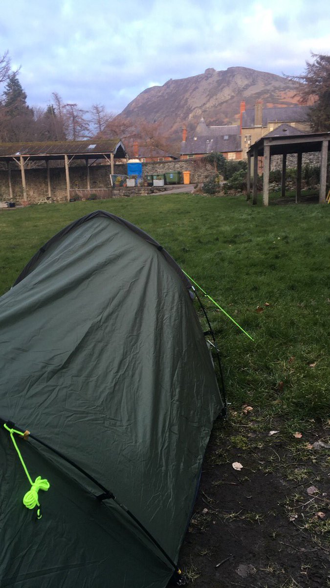 First night of camping tonight! In Llanfairfechan tonight and pushing on to Anglesey tomorrow! Looking forward to testing the tent out! Thanks to <a href="/Plattsfarm/">Platt's Farm Camping</a> for the place to stay! #CoastingIt
