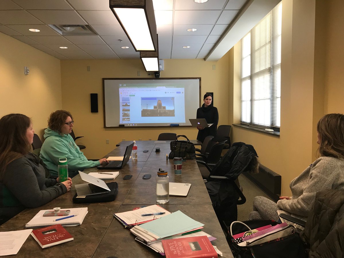 UNDEDL's tweet photo. Presenting to our "school board" this weekend for EDL 511 Effective Administration Communications. Fun group!!! #UNDCEHD https://t.co/u3NL0iwvdM