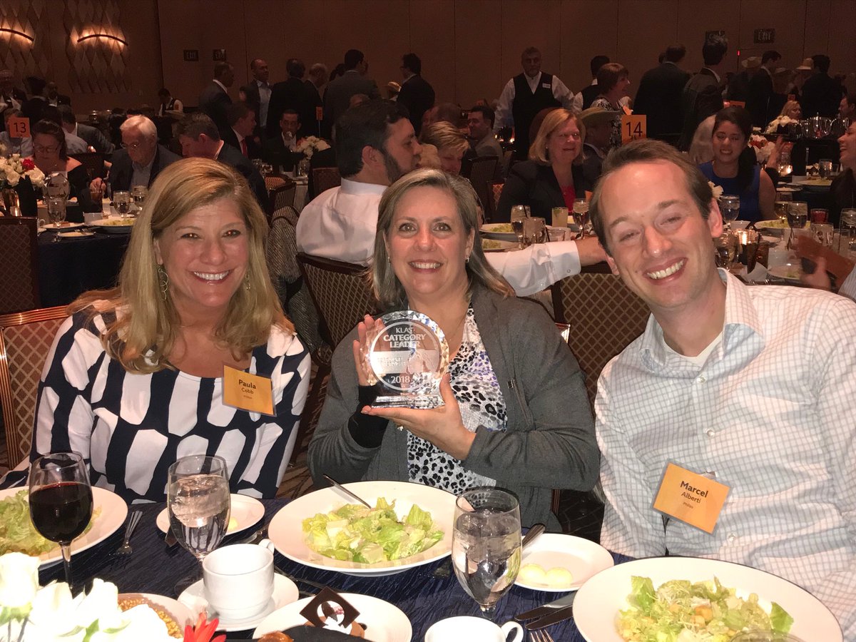 kathyoreilly's tweet photo. Congrats to our @philips team. Best in KLAS award in advanced visualization for IntelliSpace Portal. #HIMSS18 https://t.co/S3uWyxKomd
