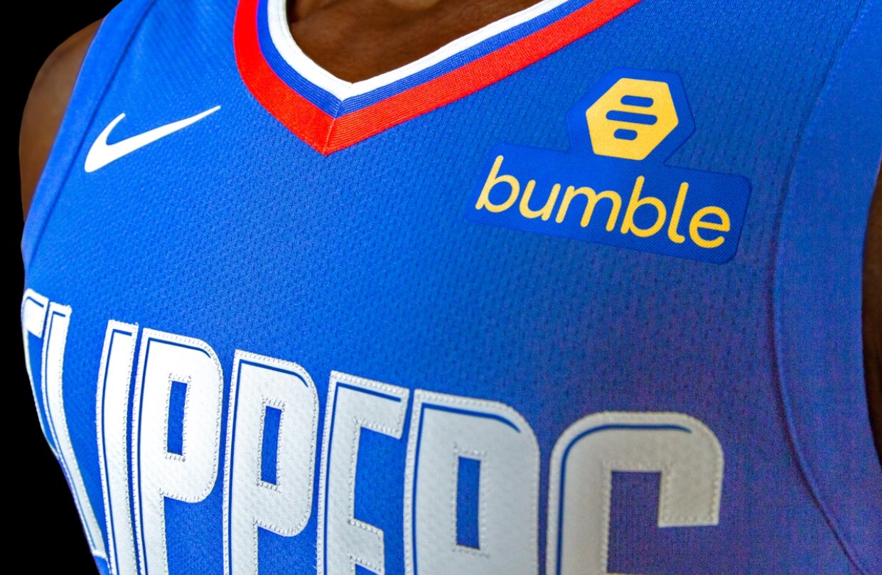 clippers bumble jersey for sale