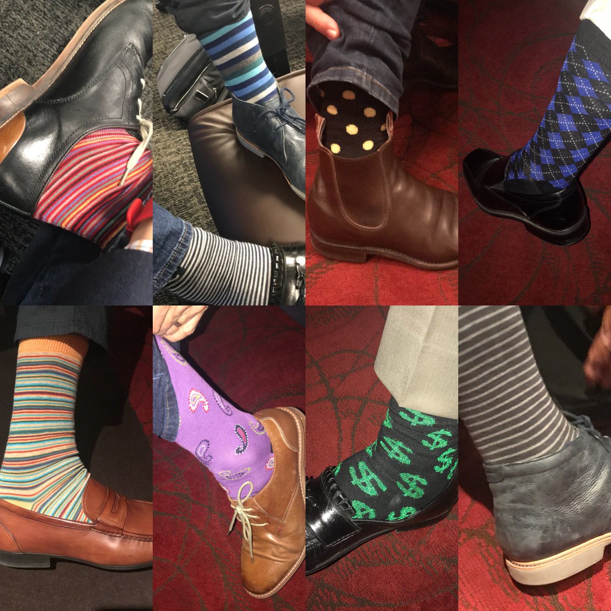 Is sock choice a potential leading indicator of thought leadership? It appears that it just might be! #CPATLS