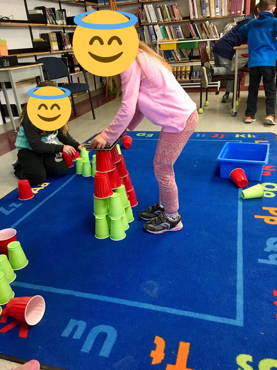SetonLibraryDP's tweet photo. Great first day in the Makerspace club! Students enjoyed creating and constructing towers, “a snake house,” and a Lego Minecraft base. Can’t wait to see hat the other groups come up with! https://t.co/C7QpcsnS45
