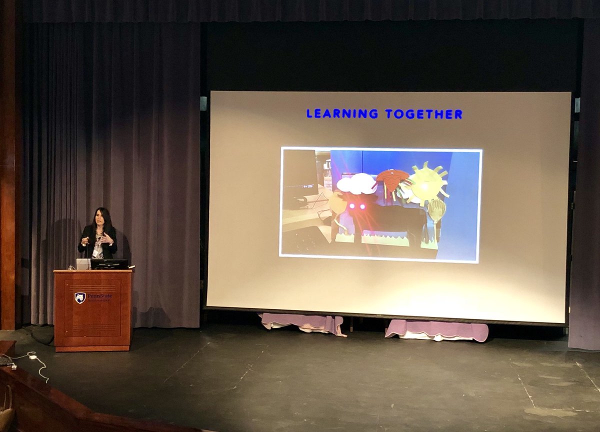 RHS_lib's tweet image. Our own Mrs. Poth is the keynote speaker at the ABC Create Showcase today!  @rjshsraiders