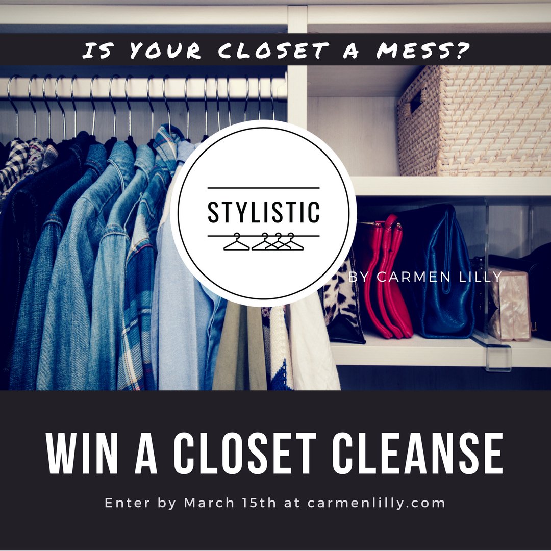Join the STYLISTIC INSIDERS at carmenlilly.com for your chance to win a FREE Closet Cleanse!