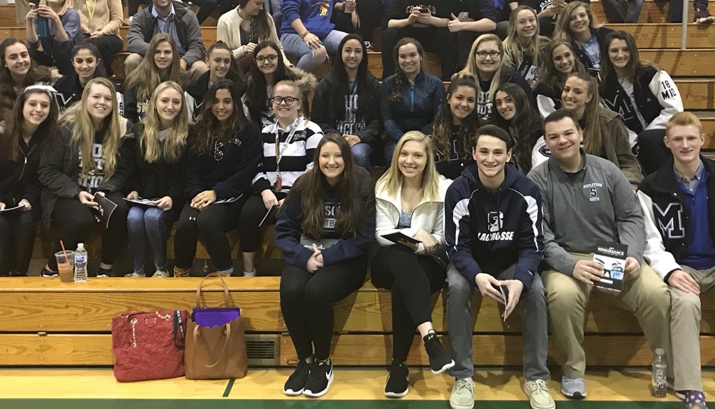 South Student Leaders at the at #findyourgrind tour. <a href="/J_Renaissance/">Jostens Renaissance</a> @MHSSPrincipal <a href="/mhssbusiness/">Mrs. Galli</a> #mtpspride