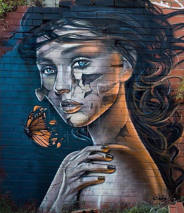MiladyZen224's tweet photo. #artderue #streetart by #Destror https://t.co/pusB715aQn