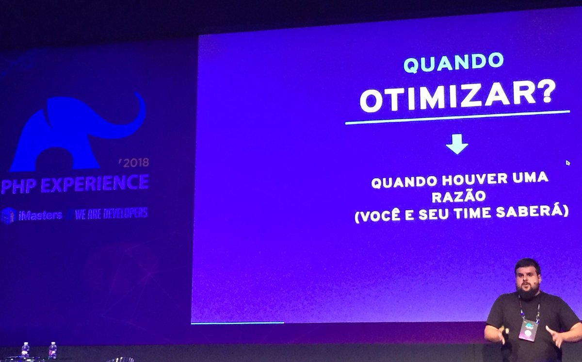 xthiago's tweet image. Foi animal falar sobre profiling no #PHPx2018 🤘🤘🤘

❤️ @imasters @blackfire

Slides: slides.com/xthiago/profil…

#php #phpsp #phpx #phpexperience