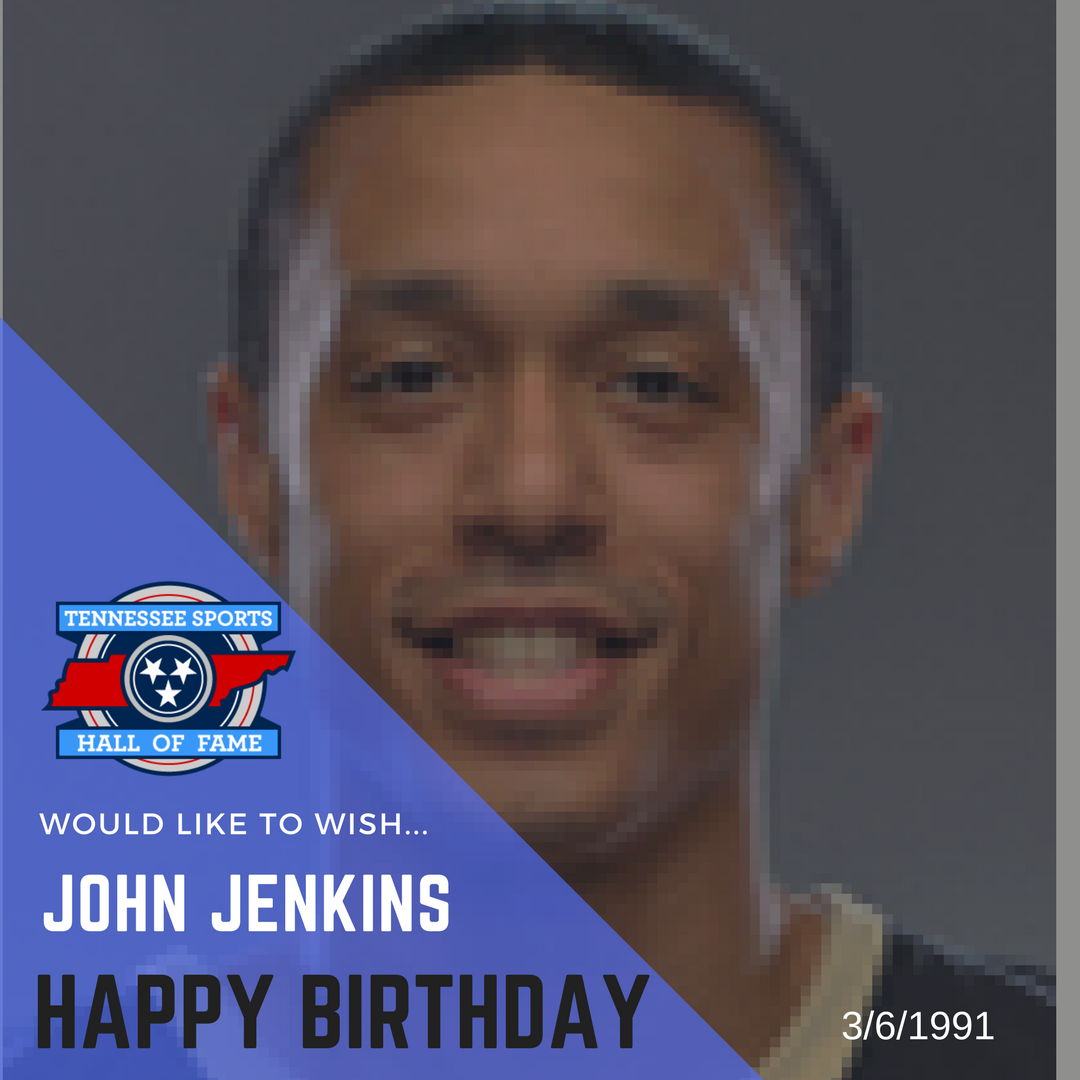 The would like to wish a Happy Birthday to John Jenkins! 