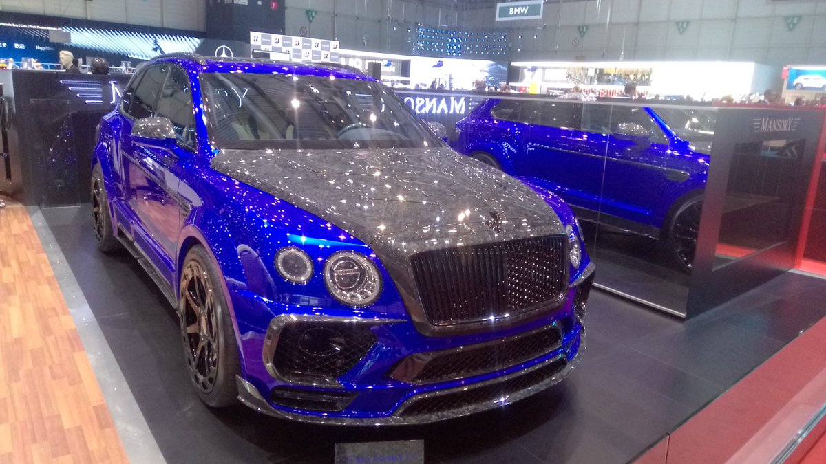 devos_alain's tweet image. #GimsSwiss2018. Ook dit is Genève, een ode aan de wansmaak bij Mansory. @Autowereld_be