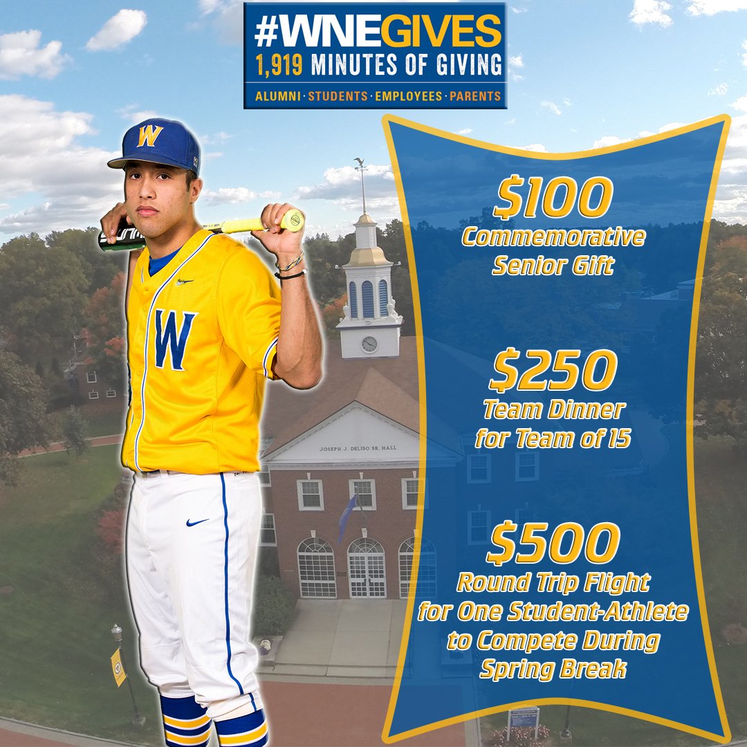 WNE_GoldenBears's tweet photo. #WNEGives is underway! Make a gift that will positively impact the experiences of our student-athletes: https://t.co/OvwfoHh1ZK https://t.co/gOCP29vIHt