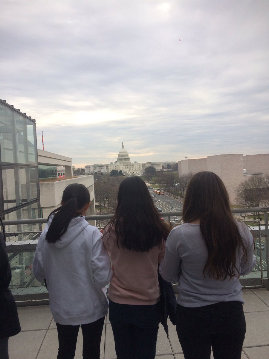 GravesKyla's tweet photo. Well be at the Capitol soon! Looking out from the terrace at the @Newseum @brimmerandmay #dc2018 https://t.co/caciTjly47