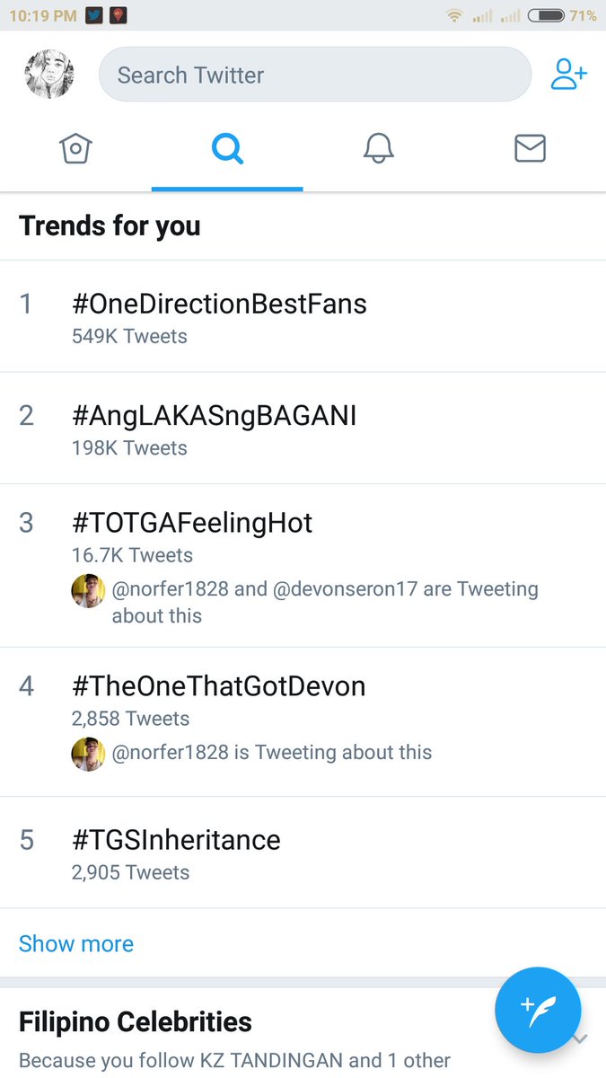 MarianeRed21's tweet photo. 4th place na sya di payan lumalabas sa tv ah ππ ... Pano pa kaya bukas ? π
#TheOneThatGotDevon https://t.co/9RDqMLcc6C
