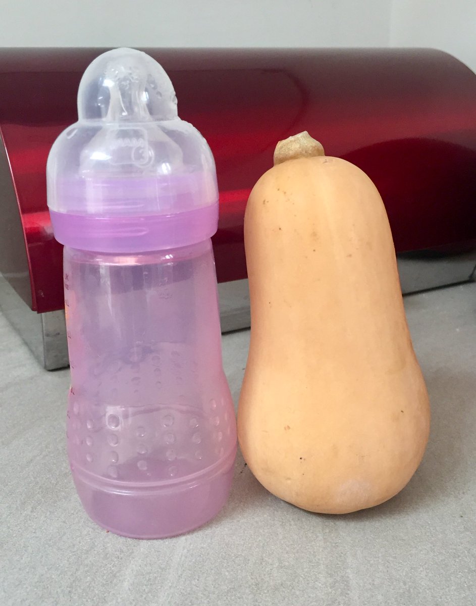 Tanyaxxi's tweet photo. @HelloFreshUK what kind of size is that? XS #butternutsquash https://t.co/GNmg36QtS1