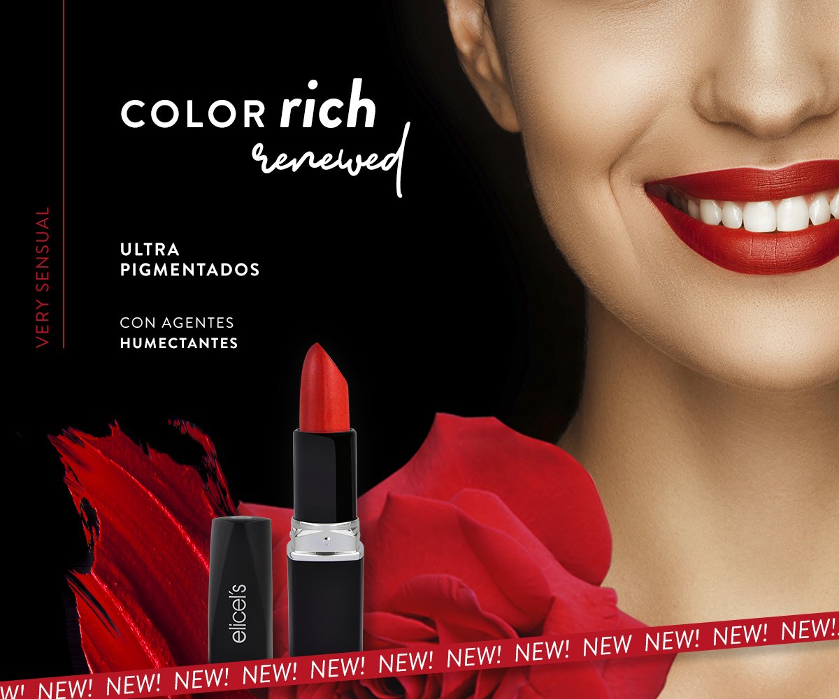 ElicelsMakeup's tweet photo. NEW LABIALES COLOR RICH 💄♥
Ultra Pigmentados para un mayor poder #Cubritivo y de larga #Duración con Agentes Humectantes que te hacen ver MAGNIFICA 👑 
Ingresá a nuestra #TiendaOnline https://t.co/rmleSOXqLc 
¡Y conseguilos! https://t.co/FL9qoAQ2u9