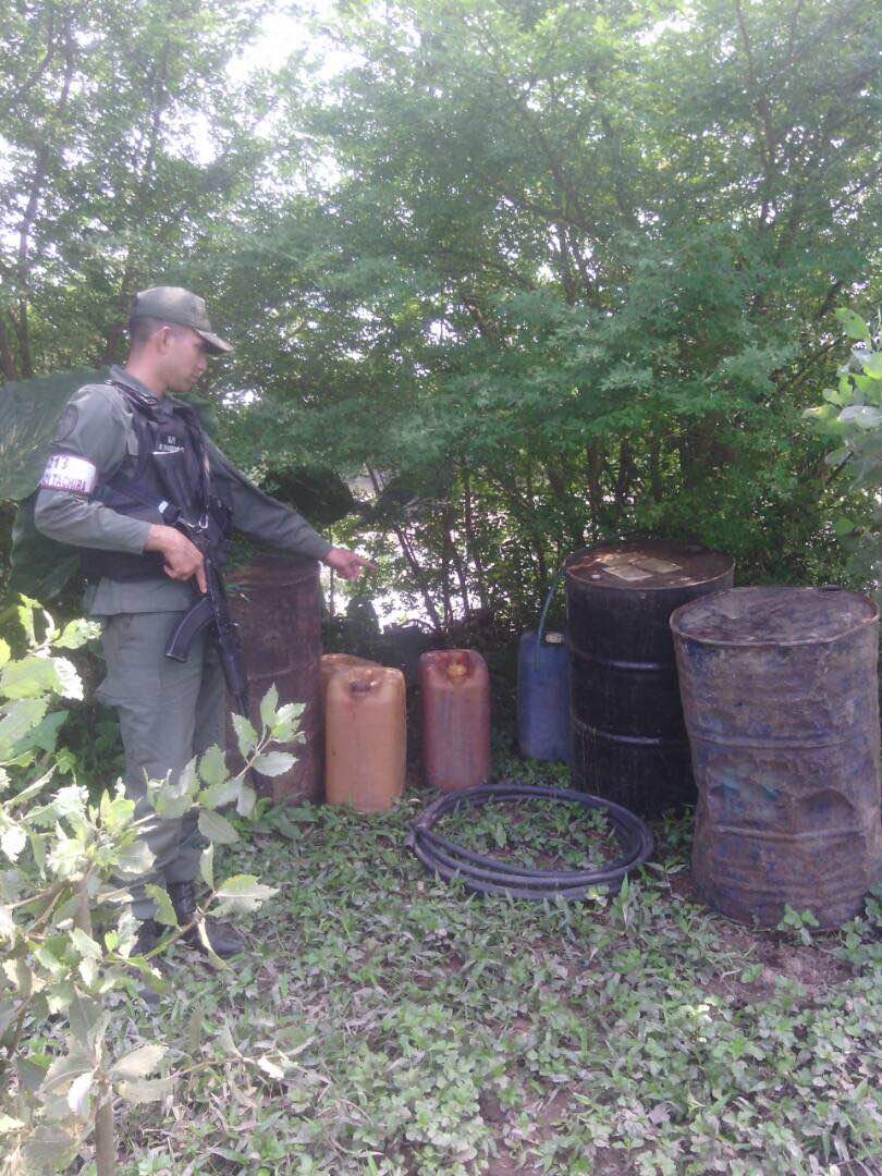 1. #Tachira | Tras la activación de diversos operativos desplegados por el Comando de Zona Número 21 de la #GNB se han desmantelado grupos delictivos dedicados al robo y contrabando de extracción, donde se desmanteló un depósito clandestino de combustible tipo gasoil...