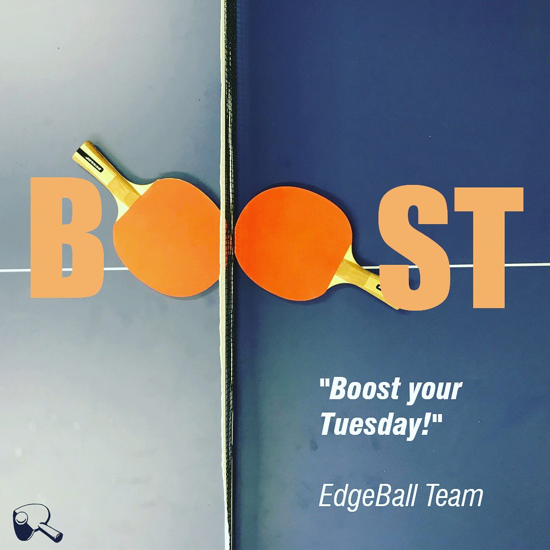 EdgeBallNet's tweet photo. Need a #Boost this #Tuesday ? #TableTennis ! https://t.co/x1MyhTyGNM