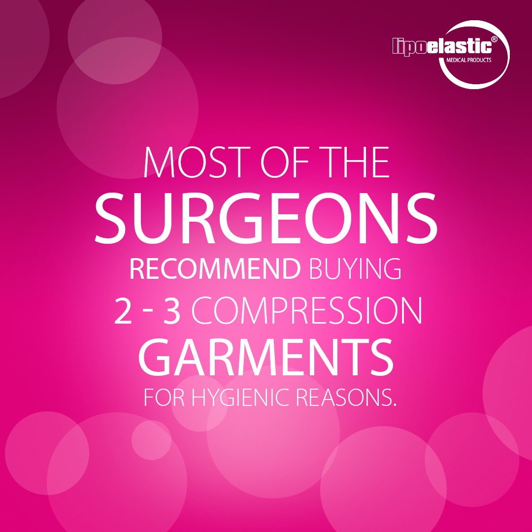 lipoelastic's tweet image. Still haven’t decided whether or not to buy the second #postoperative garment? We definitely recommend it: you can wear one garment, providing comfort and safety, while the other one is getting washed! 🛀😊 #LIPOELASTIC #garments #PlasticSurgery