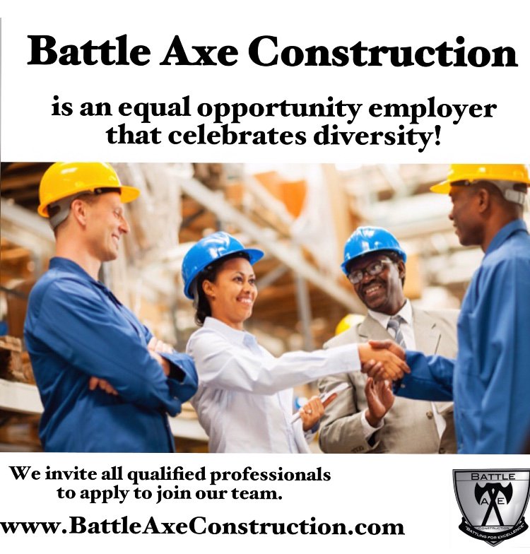 BACConstruction's tweet image. WE’RE HIRING diverse talent!!! #diversity #diversityandinclusion #hiringwomen #hiringminorities #everyoneapply #equalopportunityemployer #diversetalent #nowhiring #constructionwomen #constructionworkersneeded #construction #demolition #joinourteam