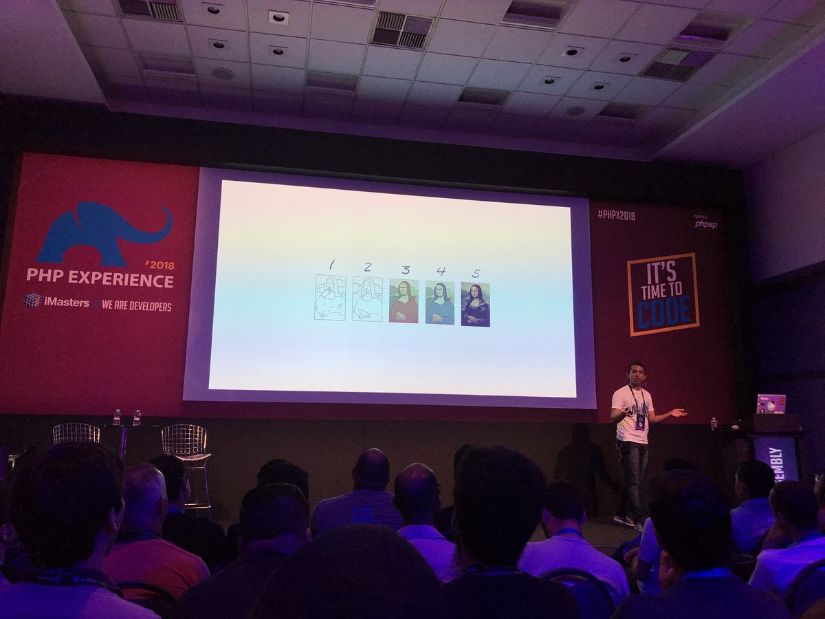 iMasters's tweet image. O que a Monalisa tem a ver com DDD? O Eriksen Costa responde! #PHPx2018