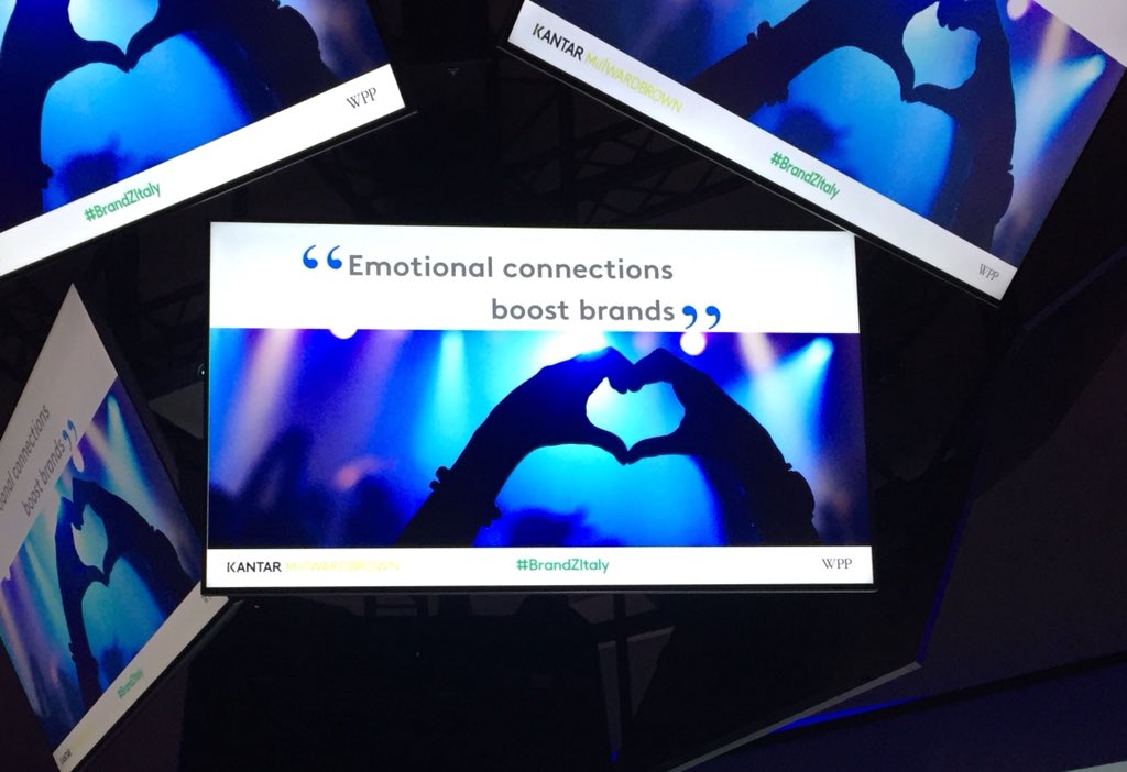 Brands cannot live on love alone. But love is an amplifier <a href="/DoreenBrandZ/">Doreen Wang</a> #BrandZITALY #Kantar