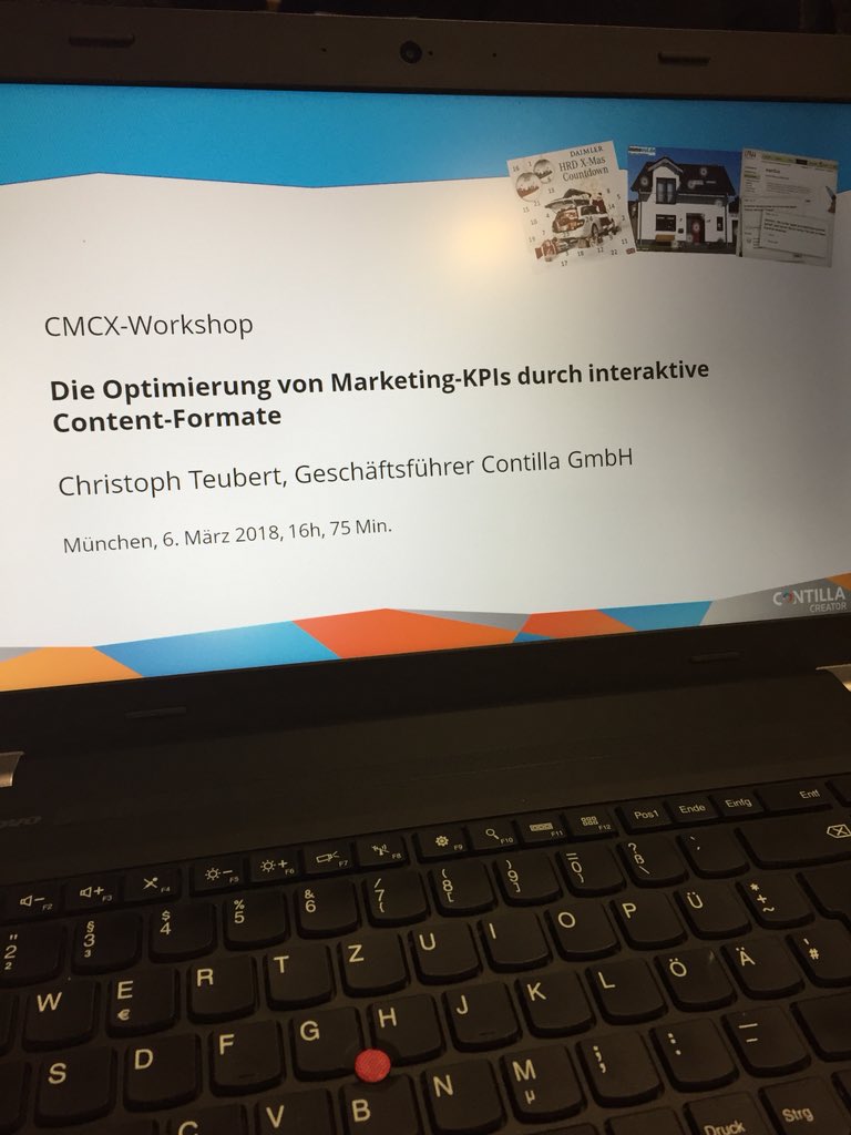 teubch's tweet photo. Gleich gehts im Contilla-Workshop um interaktive Content-Formate. Herzlich Willkommen. #cmcx https://t.co/LvDISAjNwH