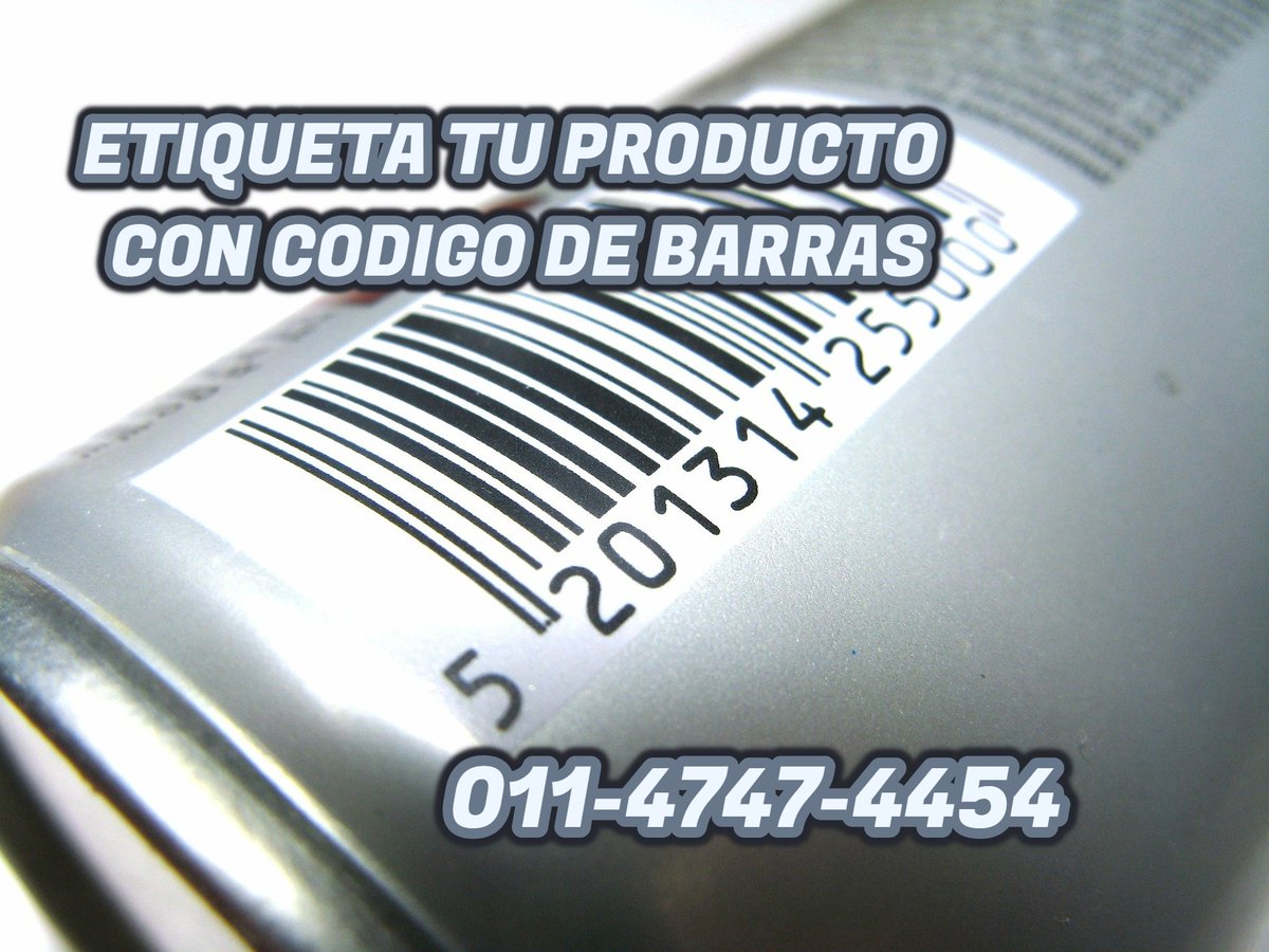 Registrodemarc1's tweet photo. Generar un codigo de barras en Argentina 011-4747-4454 como dar de alta un codigo de barras para producto. Codigo ean13, dun14, gtin14. Gs1 #gs1 #codigodebarras #codigodebarra #codigoean #iacona #estudioiacona https://t.co/r1g17FKt11 https://t.co/DUERpgj4KZ
