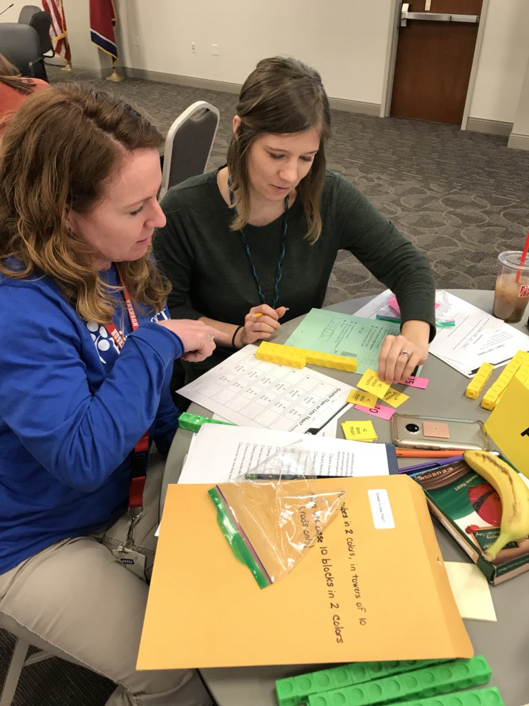 kcs__district's tweet photo. @KCS_District 1st grade teachers reinforcing math concepts with games. #creativelearning https://t.co/dcRXAxET7G