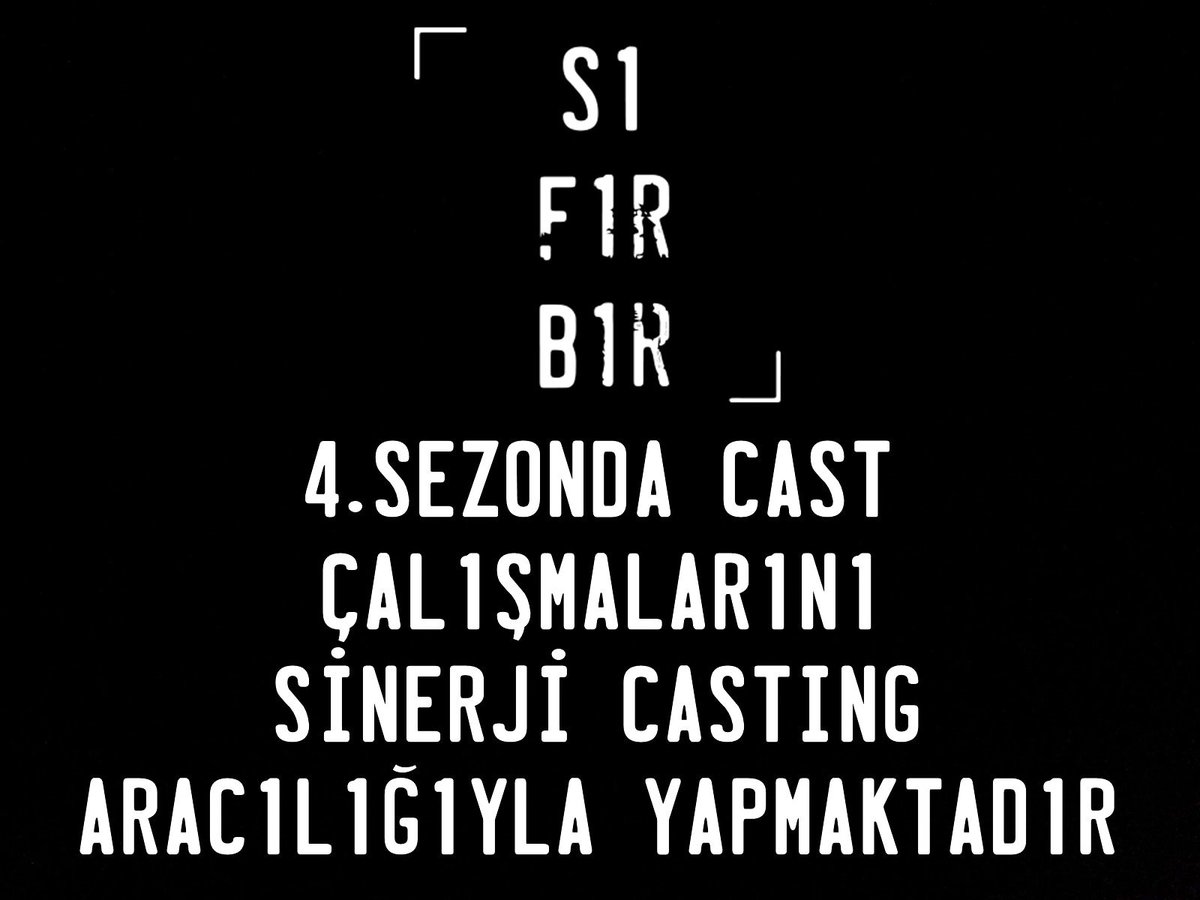 sifirbirdizi's tweet photo. DUYURU!!
Sıfır Bir "Bir Zamanlar Adana'da" 4. Sezonda Cast Çalışmalarını Sinerji Casting Aracılığıyla Yapmaktadır. Hafta içi 09:00 - 17:00, Cumartesi 09:00 - 15:00 Saatleri Arasında Kayıt Olabilirsiniz.  @sinerjicasting https://t.co/8ZH21rXST3