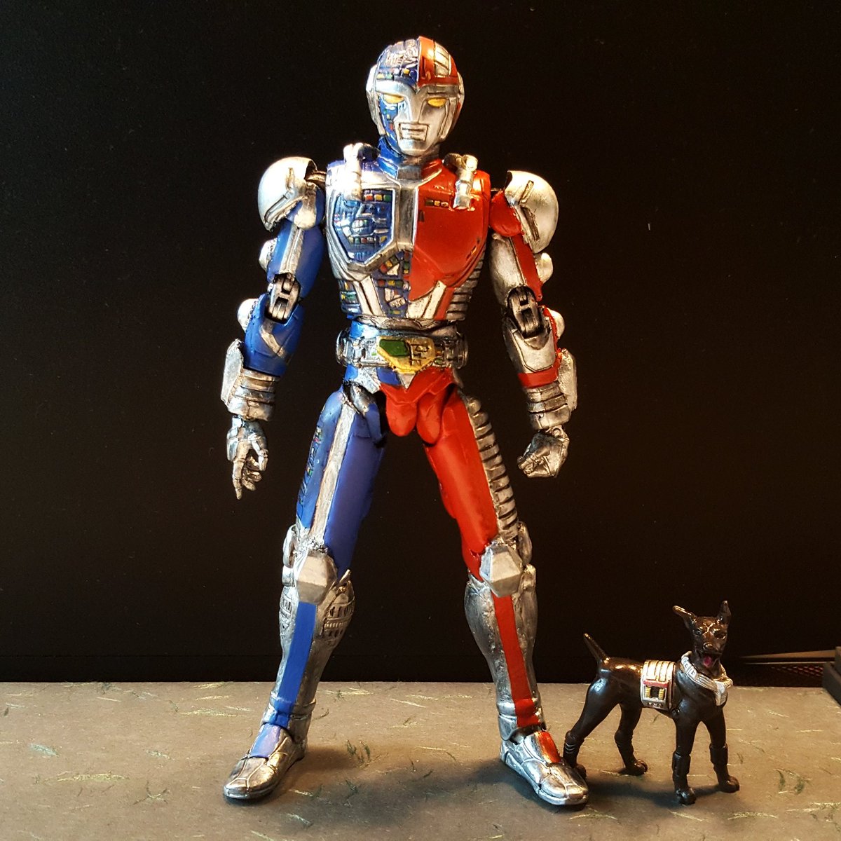 Metalder custom figure!!! #超人機メタルダー #メタルダー #metalder