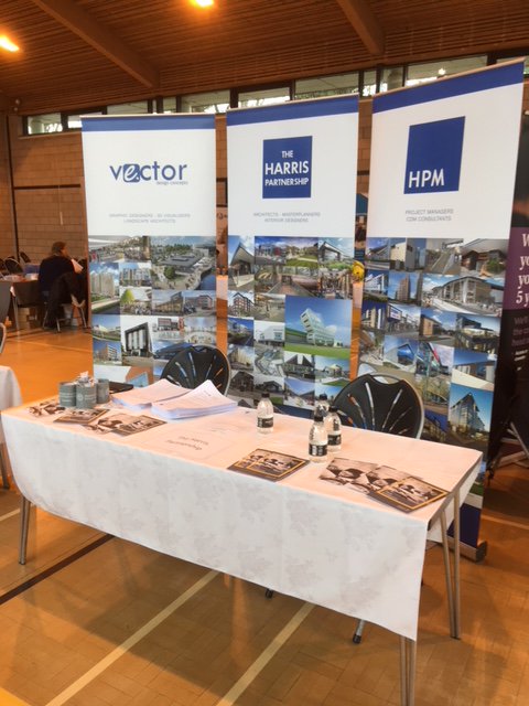 All set up for today’s Careers Convention <a href="/WGHSYorkshire/">Wakefield Girls' High School</a> <a href="/QEGSYorkshire/">QEGS</a> #Career #Future  #takeeveryopportunity #nextsteps #futureisinyourhands #MadeInQEGS #architecture #construction