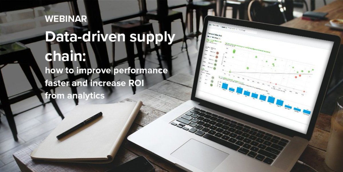 WATCH our #WEBINAR on data-driven #SupplyChain. How can we improve performance faster and increase ROI from analytics? ow.ly/ZV7N30iMjhp