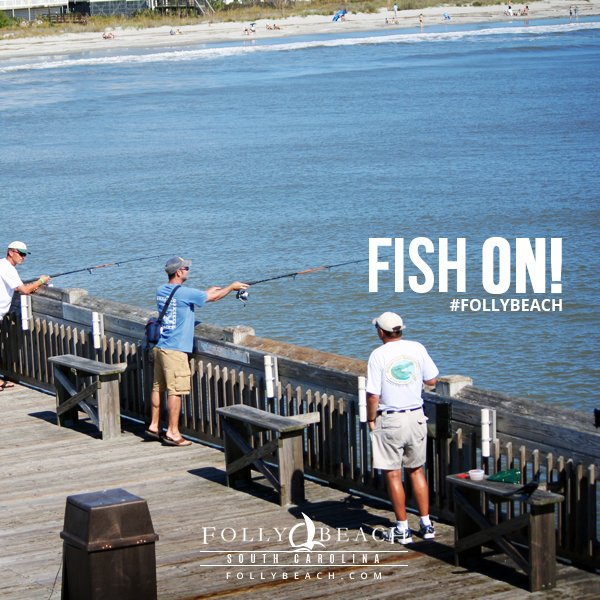 Folly Beach on Twitter "Fishing from the pier is so much fun for the